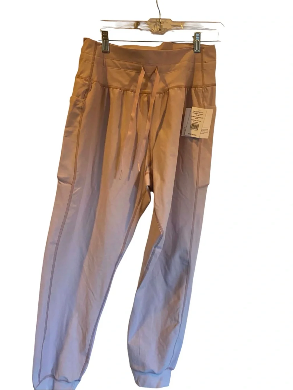 NWT Beyond Yoga Joggers/ Pockets PINKISH BEIGE Size: XL